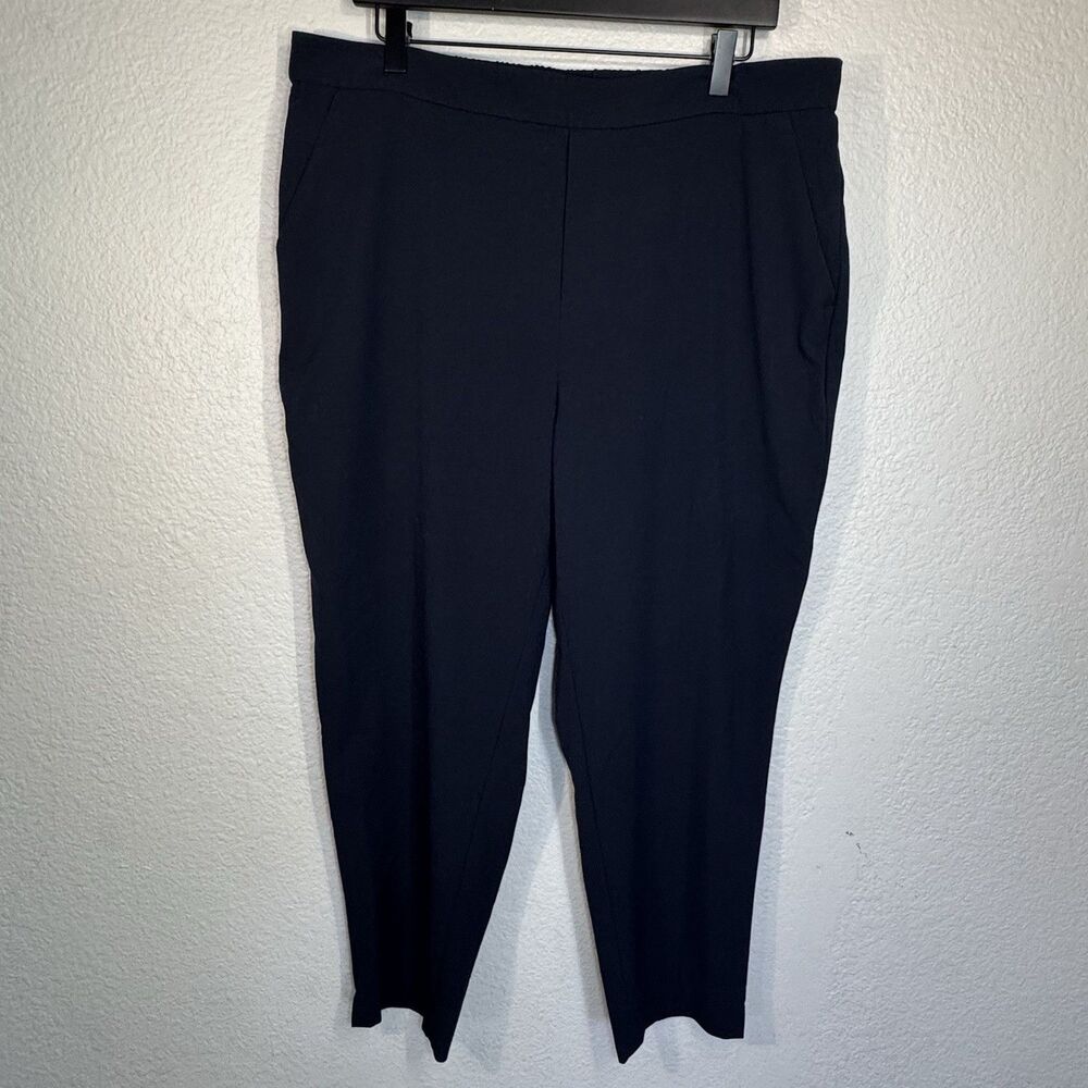 Banana Republic Pants Navy Ankle Pull On Stretch Work Office Active Women 16